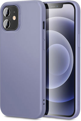 ESR Cloud Soft Silicone Back Cover Lavender Grey (iPhone 12 mini)