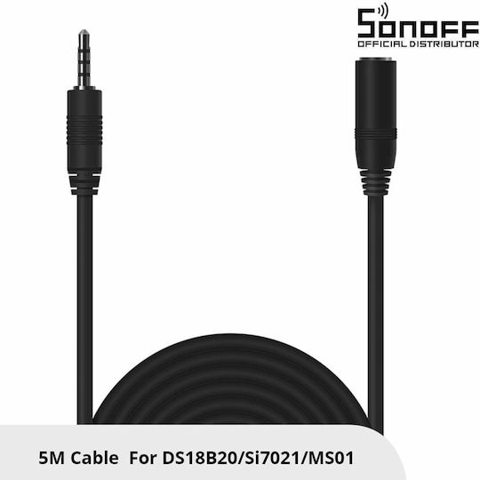 Sonoff Cable 3.5mm male - 3.5mm female 5m (AL560) 1pcs