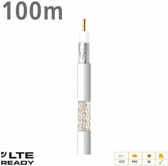 Televes CXT-1 Kabel Koaxial Unterminiert 100m 1Stück