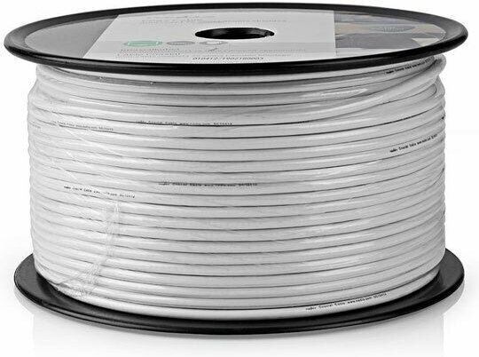 Nedis Καλώδιο Ομοαξονικό Ατερμάτιστο 100m CSBR4050WT1000 1τμχ