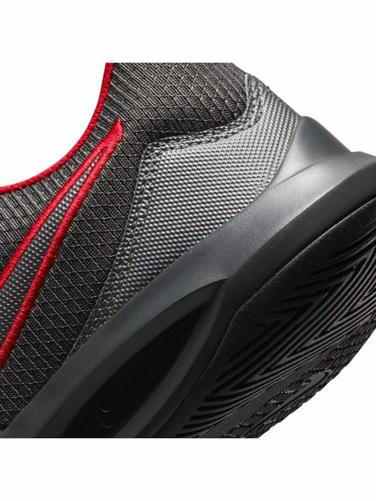 Precision 5 Low Basketball Shoes Anthracite / Mtlc Dark Grey / Gym Red / Black