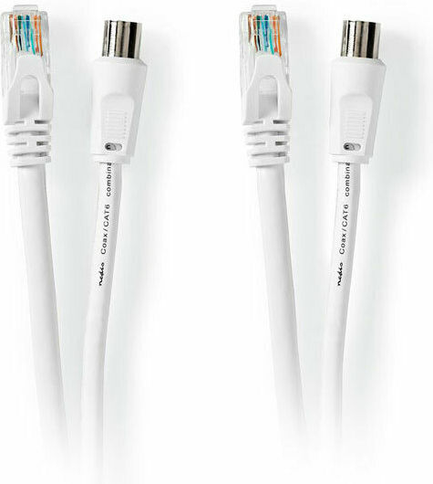 Nedis Кабел Коаксиален мъжки / RJ45 мъжки - Коаксиален женски / RJ45 мъжки 3м (CSGP4500WT30) 1бр
