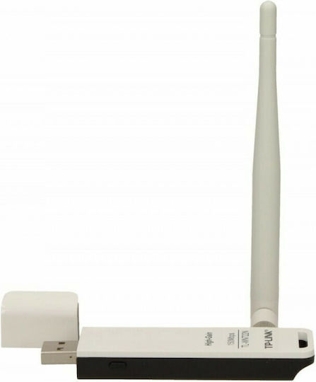 TP-LINK TL-WN722N USB Network Adapter with Wireless Wi-Fi Connection 150Mbps and Detachable Antenna (Standard v3)