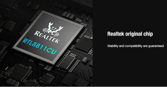 EDUP EP-AC1651 USB Network Adapter with Wireless Wi-Fi Connection 650Mbps