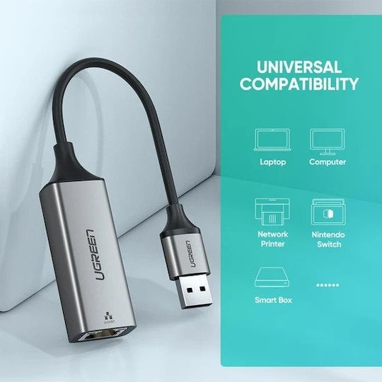 Ugreen 50922 USB Network Adapter with Wired Gigabit Ethernet Connection