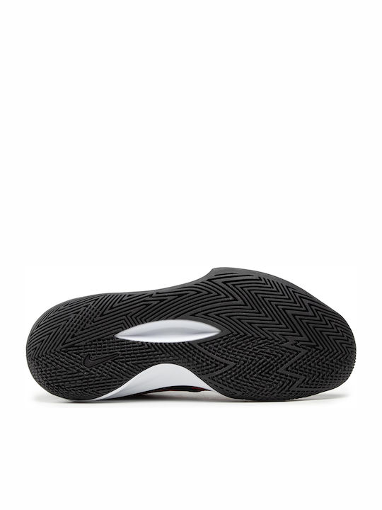Precision 5 Low Basketball Shoes Black / University Red / White