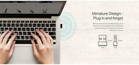 TP-LINK Archer T2U Nano USB Network Adapter with Wireless Wi-Fi Connection 600Mbps (v1)