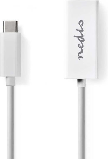 Nedis CCGT64951WT02 Αντάπτορας Δικτύου USB-C με Ενσύρματη Σύνδεση Ethernet