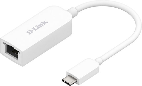 D-Link DUB-E250 USB-C Адаптер За Мрежа С Проводников Ethernet Свързване