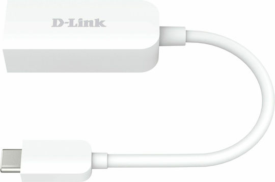 D-Link DUB-E250 USB-C Адаптер За Мрежа С Проводников Ethernet Свързване
