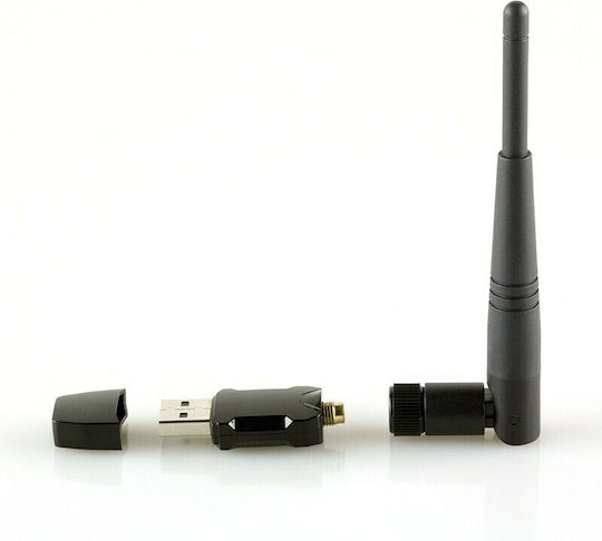 LogiLink WL0238 Αντάπτορας Δικτύου USB με Ασύρματη Σύνδεση Wi-Fi 433Mbps και Αποσπώμενη Κεραία