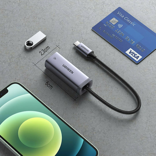 Ugreen CM483 USB-C Network Adapter with Wired Gigabit Ethernet Connection