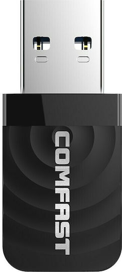 Comfast CF-812AC Αντάπτορας Δικτύου USB με Ασύρματη Σύνδεση Wi-Fi 1300Mbps