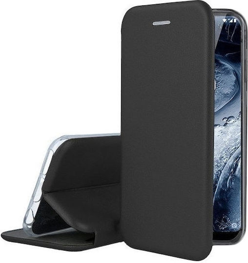 Book Synthetic Leather Black (Galaxy J6)