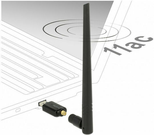 DeLock 12535 Αντάπτορας Δικτύου USB με Ενσύρματη Σύνδεση Ethernet