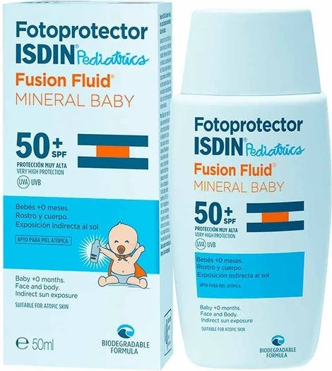 Isdin Fotoprotector Pediatrics Waterproof Bebeluș Crema de Soare Emulsie SPF50 50ml
