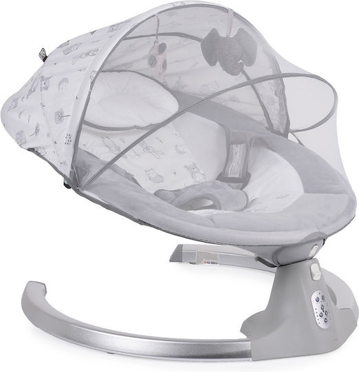 Moni Ηλεκτρικό Relax Μωρού Ari με Μουσική Grey για Παιδί έως 9kg