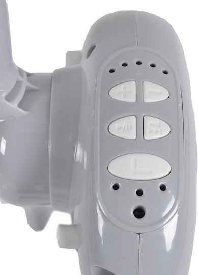 Cangaroo Electric Relax pentru Bebeluși Leagăn Rhea cu Muzică Gri pentru Copil până la 9kg