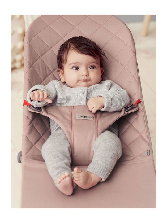 BabyBjorn Ръководство Релакс Бебе Bliss Cotton Стара роза за Дете до 13кг 006014