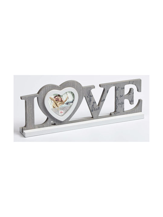 Walther Photo Frame Wooden Heart Shaped 8x7.7cm