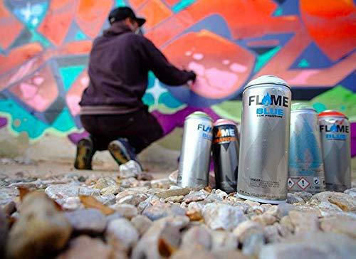 Flame Paint Σπρέι Βαφής FB Ακρυλικό με Ματ Εφέ Pure White 400ml