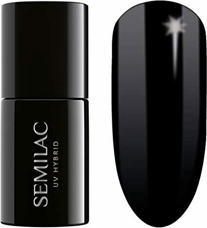 Semilac Classic Semipermanent Lac de Unghii Perfect Black 300 7ml 1buc