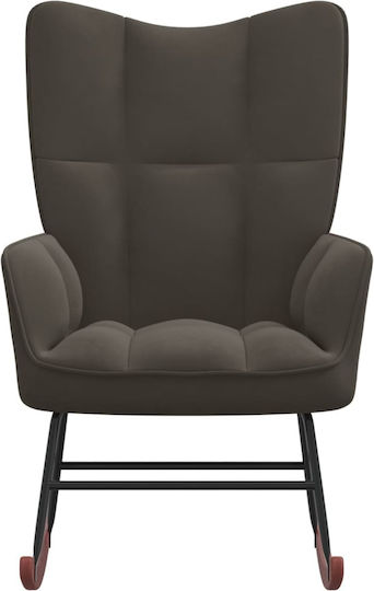 Кадифен Тъмно сиво 61x78x98см