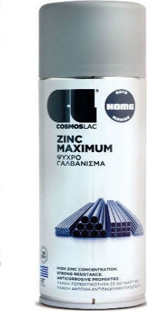 Cosmos Lac Spray Galvanisation Alu Zinc with Metallic Effect Silver 400ml
