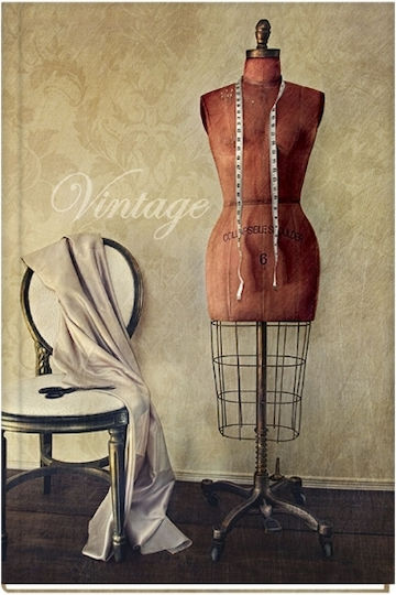 Skag Heft Geregelt A6 96 Blätter Vintage 1Stück (Μverschiedene Designs/Farben)