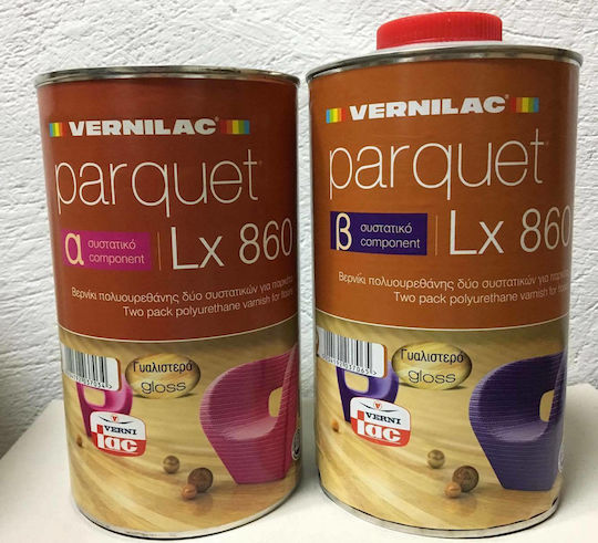 Vernilac Parquet Lx860 Lac de finisare Poliuretan 2-Component - 2-component Incolor Strălucitor 2lt