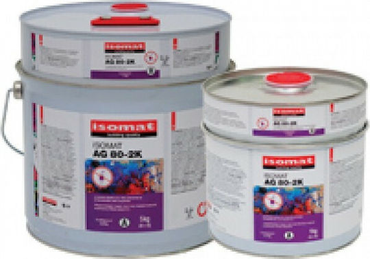Isomat AG 80-2K Βερνίκι Επιφάνειας Πολυουρεθάνης 2 Συστατικών Νερού Άχρωμο Γυαλιστερό 1lt