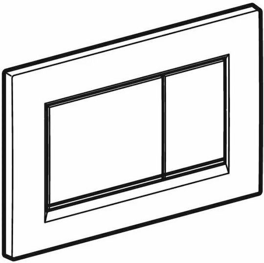 Geberit Sigma 30 Flush Plate Dual Flush White