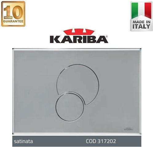 Kariba Fidia Duo Flush Plate Dual Flush Chrome