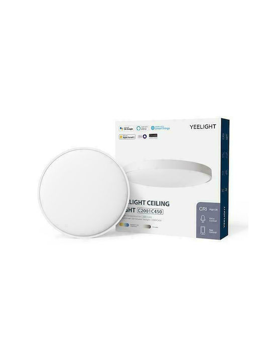 Yeelight Στρογγυλό Εξωτερικό LED Panel 50W με Ρυθμιζόμενο Λευκό Φως 45.5εκ.