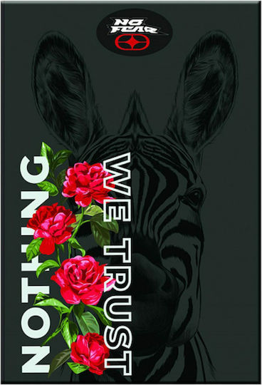 No Fear Caiet Cu dungi B5 40 de Foi Rose Zebra 1buc