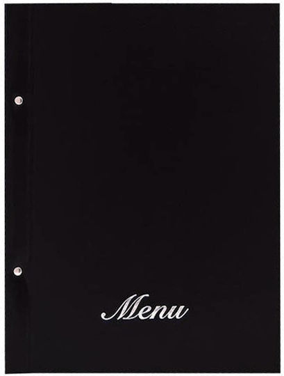 Next Menu Holder made of PU Leather in Black Color Menu Basic