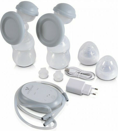 Cangaroo Electric Double Breast Pump Grace Battery and Electric White 150ml