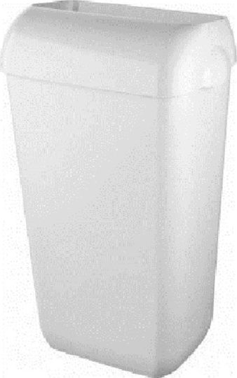 Delta Cleaning Plastic Waste Bin 43lt White