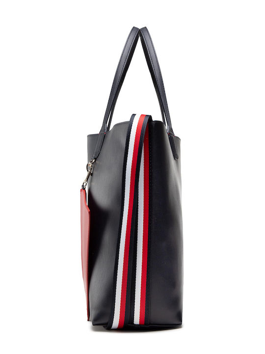 Σετ Γυναικεία Τσάντα Shopper 'Ωμου Navy Μπλε