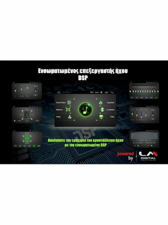 LM Digital Z4744 Автомобилно Радио 1 DIN Bluetooth USB