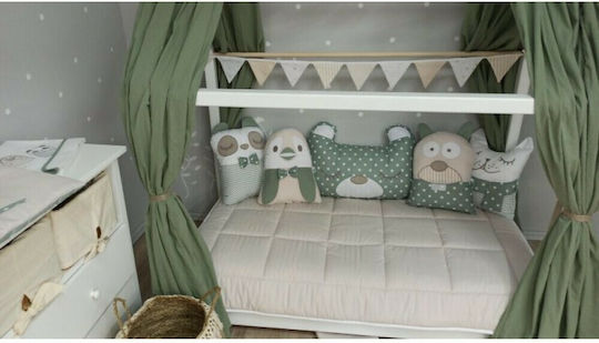 Baby Star Set Pentru Patut Tiny Friends Verde 3buc piese