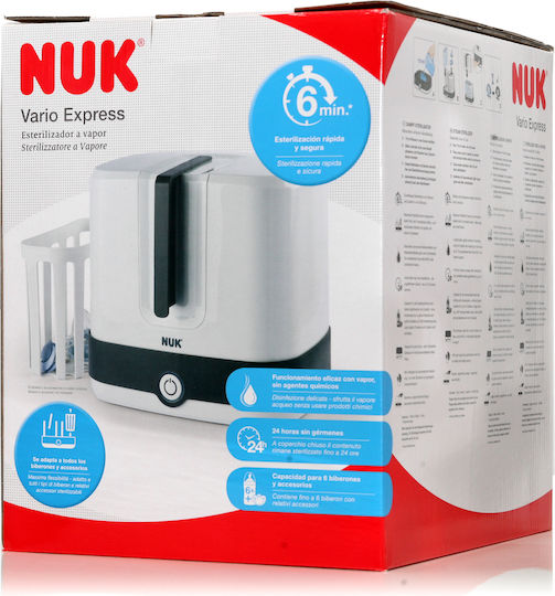 Nuk Vario Express Electric Baby Sterilizer for 6 Bottles