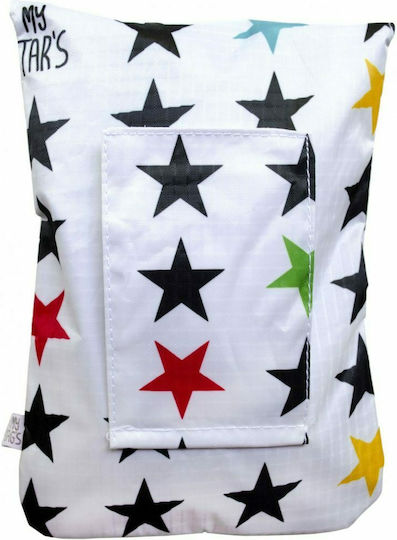 My Bag's Калъф за Бебешки Кърпички Stars 16.5x23см PTSTAWH My Bag's Калъф за Бебешки Кърпички Stars 16.5x23см PTSTAWH