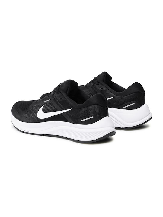 Air Zoom Structure 24 Herren Sportschuhe Laufen Black / White