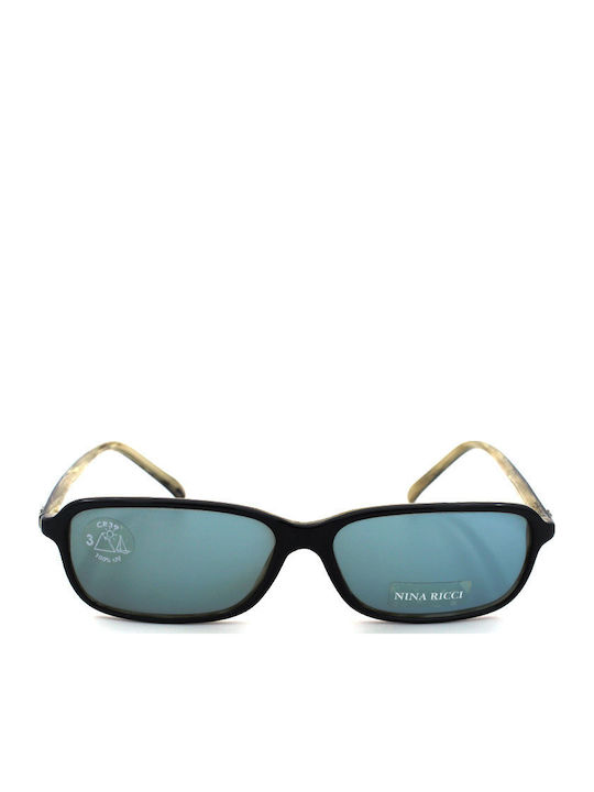 Nina Ricci Unisex Sunglasses with Black Plastic Frame NR3093 7546