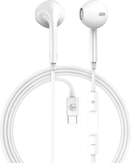 Tellur Urbs Earbuds Handsfree with USB-C Connector White