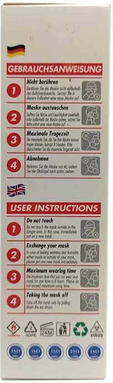 Famex Disposable Protective Mask FFP2 NR Kids Beige 10pcs