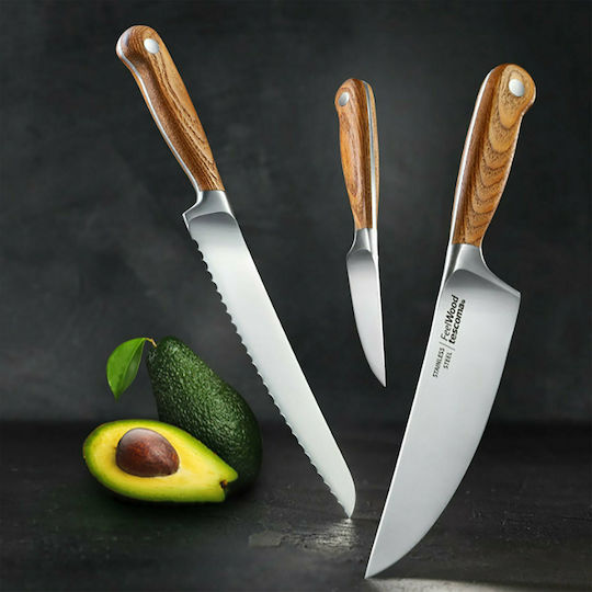 Tescoma Feelwood Knife Santoku from Stainless Steel 17cm