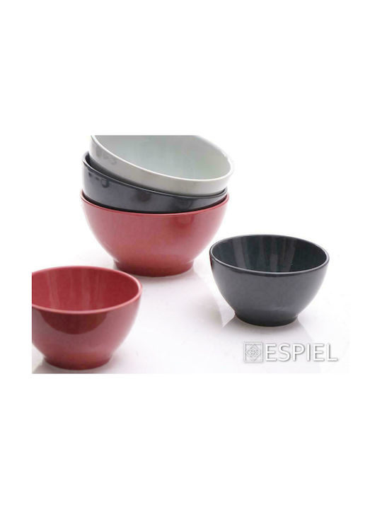 Espiel Essentials Μπωλ Σερβιρίσματος Στρογγυλό Κεραμικό Anthracite με Διάμετρο 14εκ.