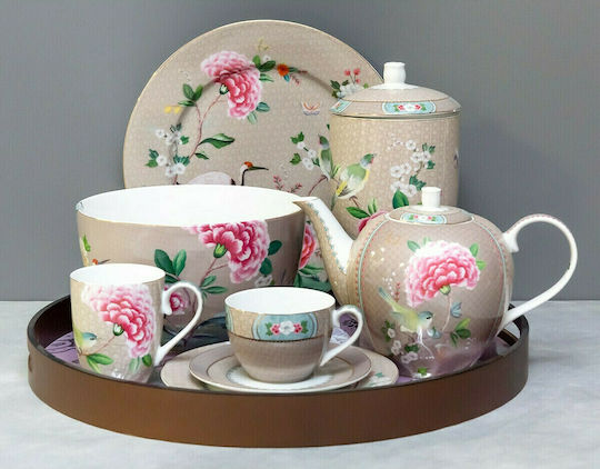 PiP Studio Blushing Birds Μπωλ Σερβιρίσματος από Πορσελάνη